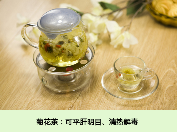 2)菊花茶