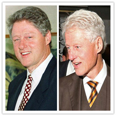 近期又曝出前总统克林顿变身"素食主义者"成功减肥,从照片上来看,的确