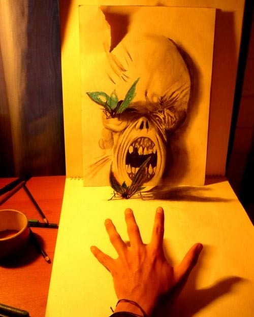 立体铅笔画